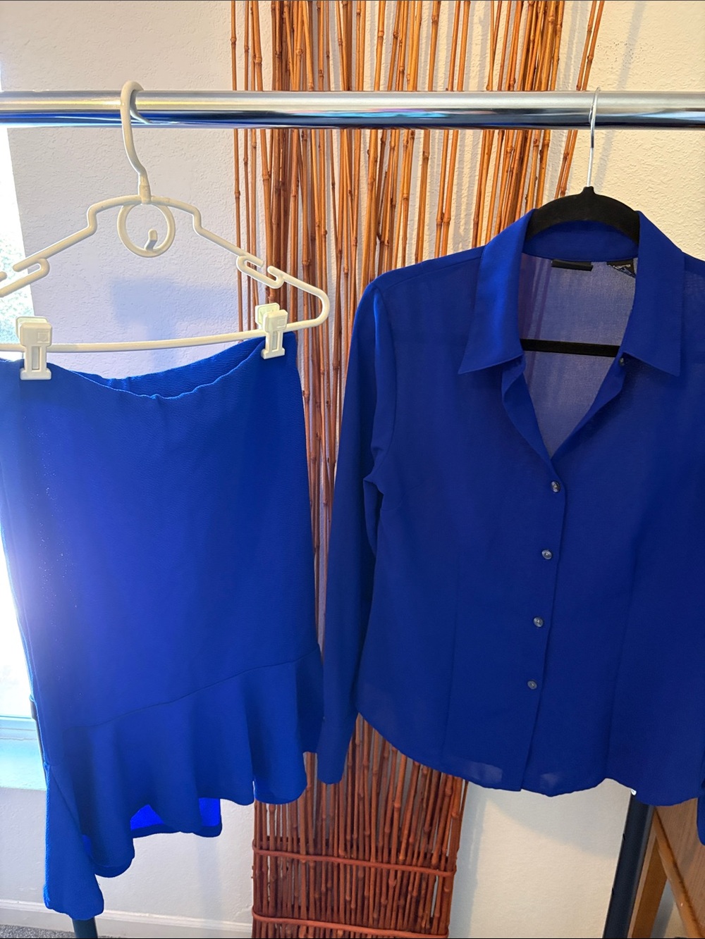 Pretty Blue Medium Blouse & Skirt Bundle(2)